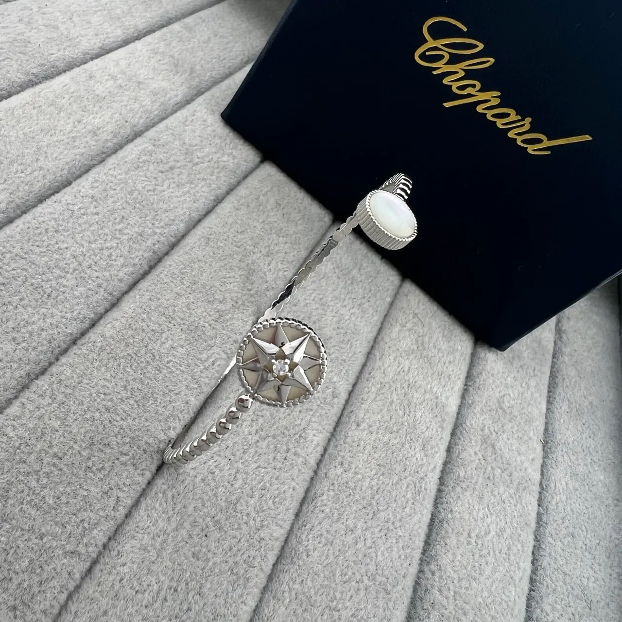 Chopard Star Compass Enamel and Gemstone Open-Cuff Bracelets 4