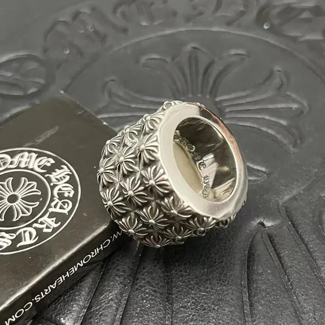 Chrome Hearts Chrysanthemum Floral Band Ring 5