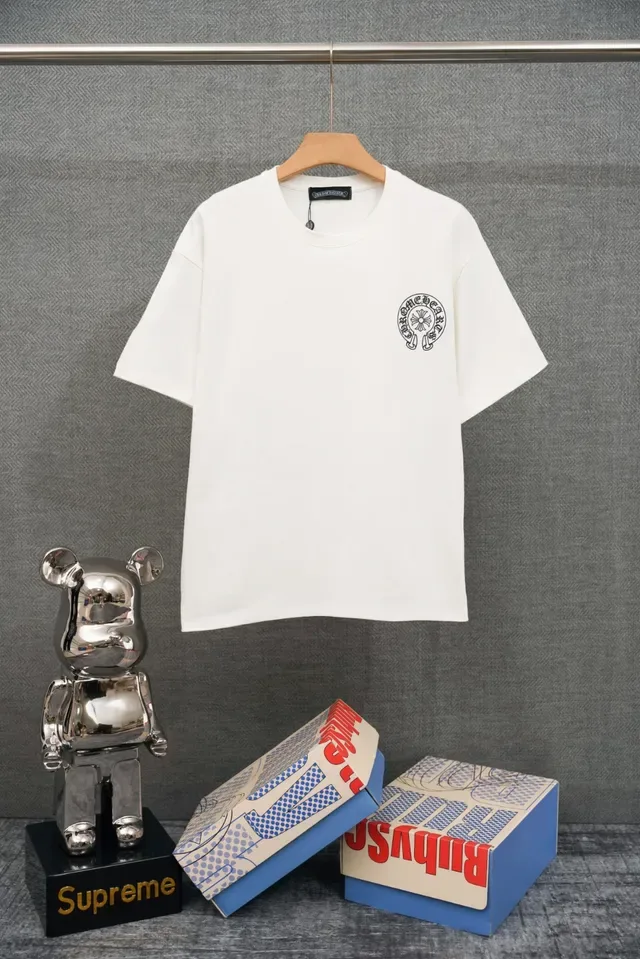 Chrome Hearts Circular Logo Black Graphic T-Shirt 3