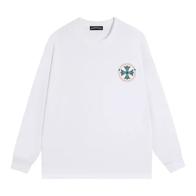 Chrome Hearts Cross Flower Graphic Black Long-Sleeve T-Shirt 7