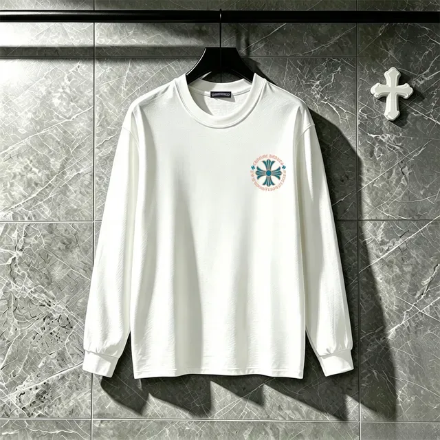 Chrome Hearts Cross Flower Graphic Black Long-Sleeve T-Shirt 11