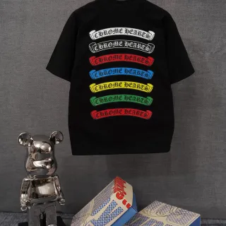 Chrome Hearts Seven Banner Graphic Black T-Shirt