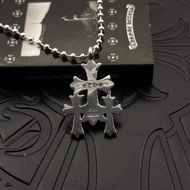 Chrome Hearts 三重十字坠子项链 4