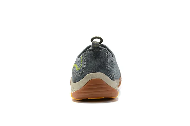 Columbia Chaussure de bateau grise et jaune en maille slip-on pour eau 6