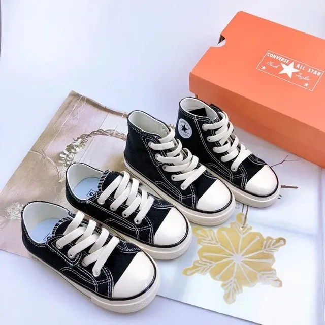 Converse 黑白 帆布鞋面 硫化橡胶鞋底 生活方式运动鞋 8