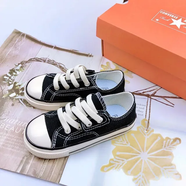 Converse 黑白 帆布鞋面 硫化橡胶鞋底 生活方式运动鞋 12