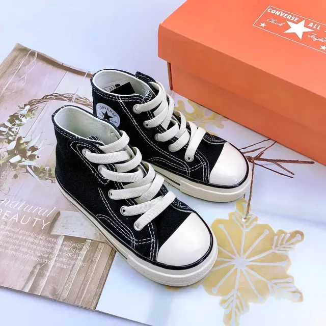 Converse 黑白 帆布鞋面 硫化橡胶鞋底 生活方式运动鞋 14