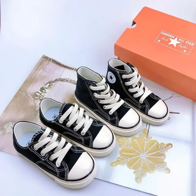 Converse 黑白 帆布鞋面 硫化橡胶鞋底 生活方式运动鞋 17