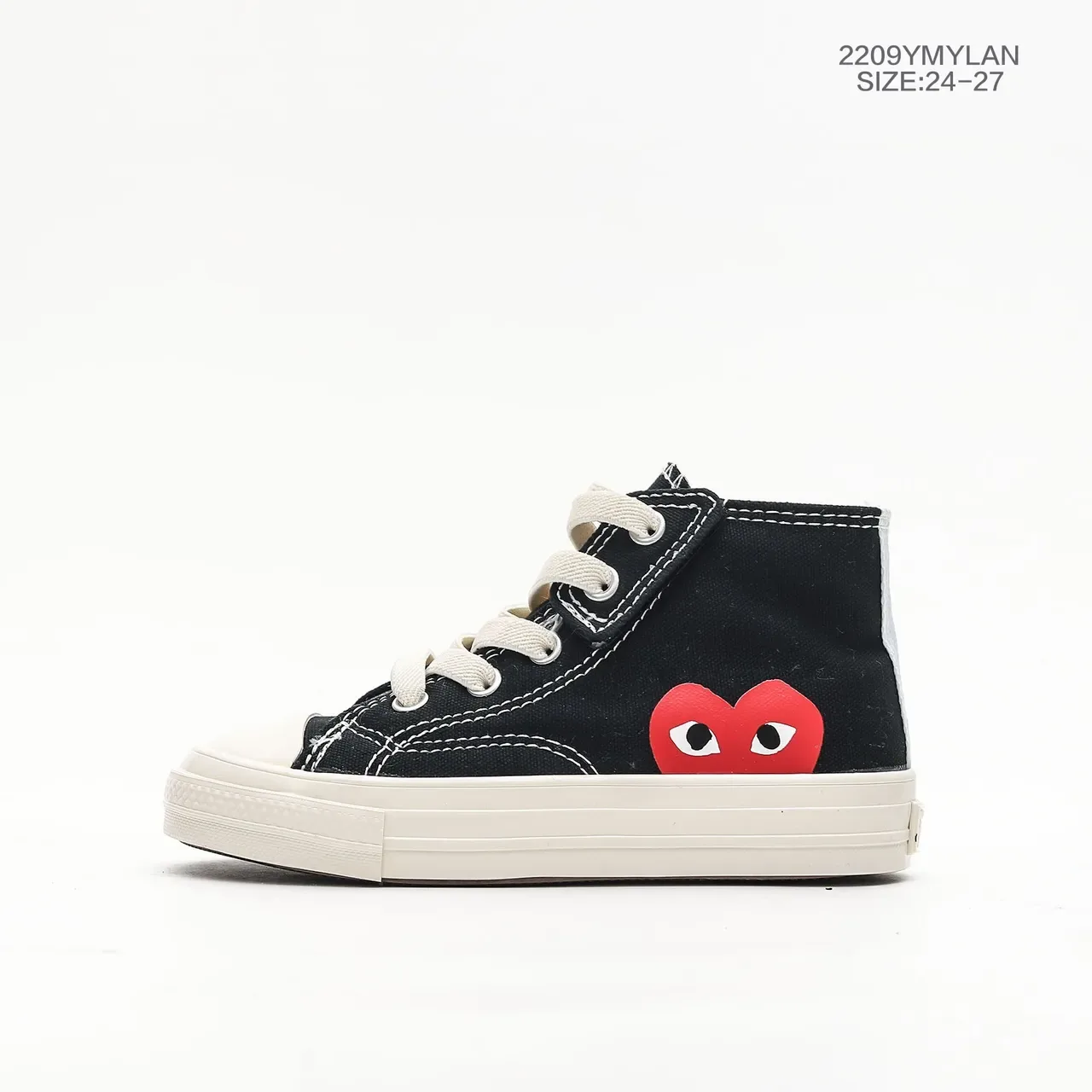 Converse Chuck Taylor All Star x Comme des Garçons PLAY लाल हार्ट कैनवास लाइफस्टाइल स्निकार 21