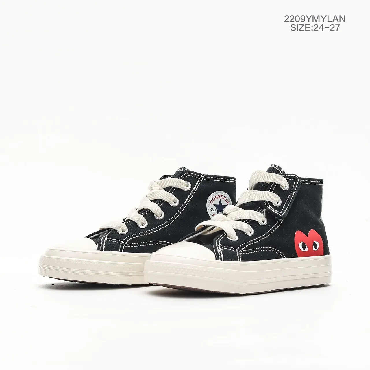 Converse Chuck Taylor All Star x Comme des Garçons PLAY लाल हार्ट कैनवास लाइफस्टाइल स्निकार 22