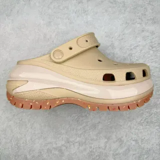Crocs Echo Clog Beige Off-White Speckled Terracotta Platform Clog