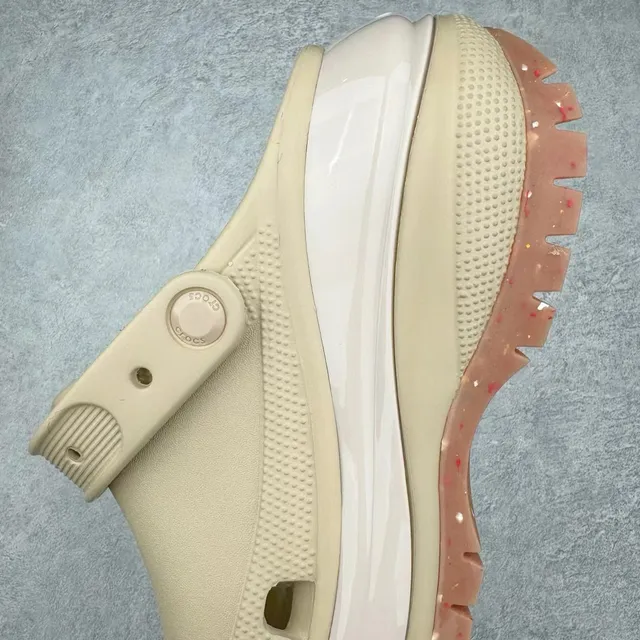 Crocs Echo Clog beige/blanc cassé/tacheté/terracotta sabot à plateforme 4