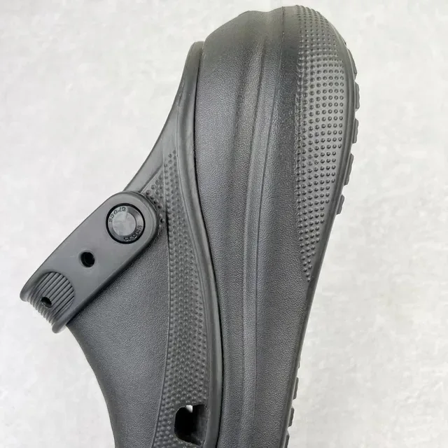 Crocs Echo Clog Preto Plataforma Espuma Moldada 3