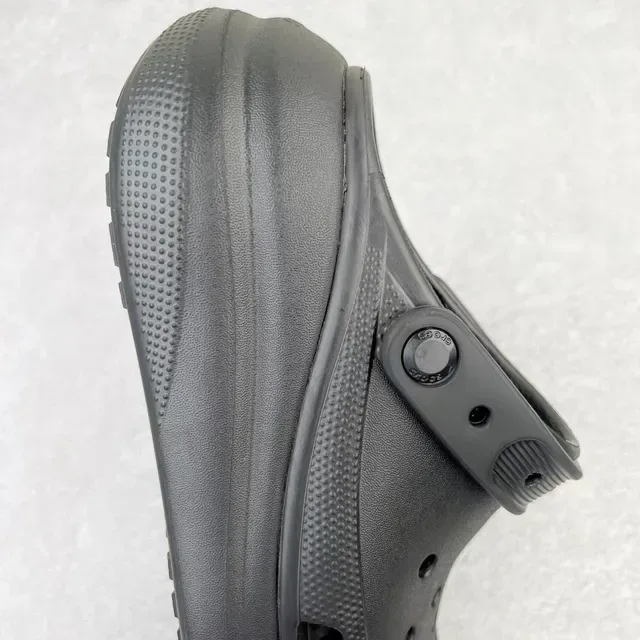 Crocs Echo Clog Preto Plataforma Espuma Moldada 4