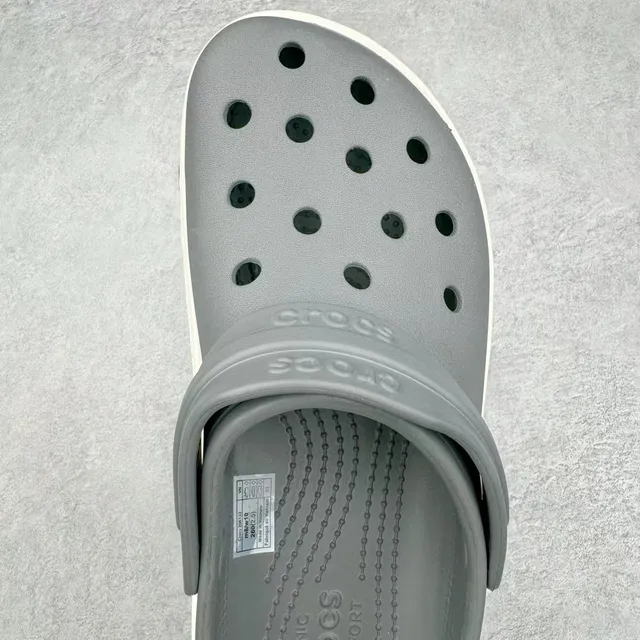 Crocs Echo Clog كلوج رمادي وكريمي منصة 4