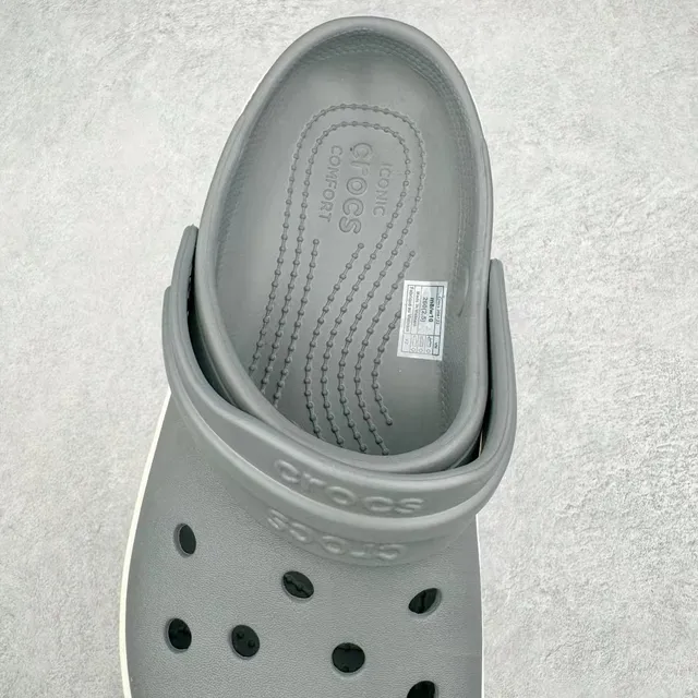 Crocs Echo Clog كلوج رمادي وكريمي منصة 5