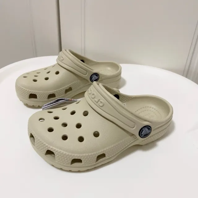 Crocs White Molded Foam Perforated Upper Clog 13