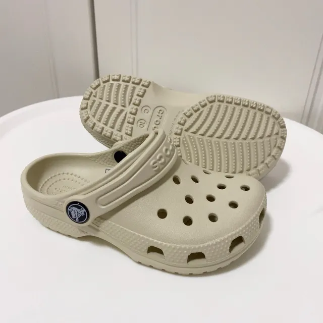 Crocs White Molded Foam Perforated Upper Clog 14
