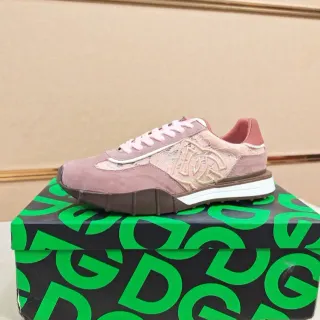 DC Shoes Pink Brown Suede Upper Lace-Panel Overlay Lifestyle Sneakers
