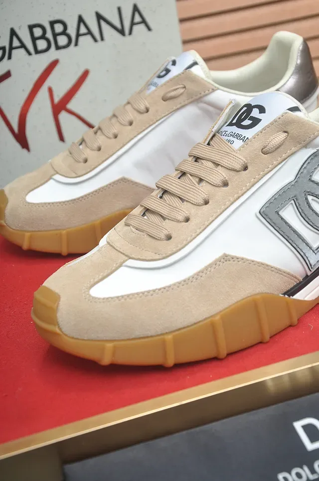 DC Shoes White Beige Retro Runner silhueta multicamadas camurça e couro superior tênis lifestyle 8