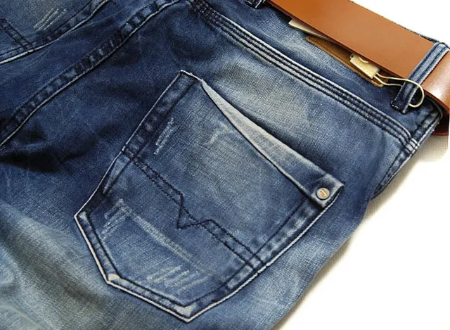 Diesel Medium-Wash Distressed Slim-Straight Jeans 6