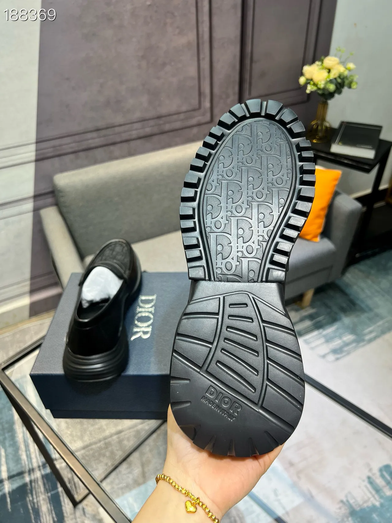 Dior B23 Monogram Black Loafers 3