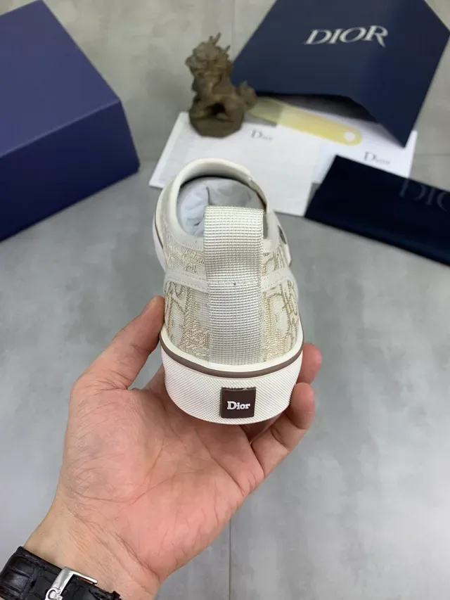 Dior B23 Slip-On Oblique Jacquard Lifestyle Sneakers 3