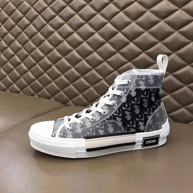 Dior B23 Transparent Oblique Monogram High-Top Lifestyle Sneakers 5