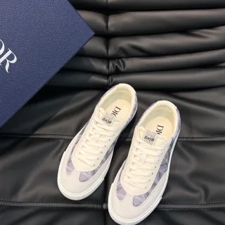 Dior B23 Sneakers Lifestyle Blanches et Lavande Rayées