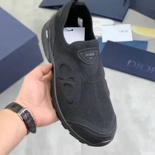 Dior B30 Black Knit Slip-On Lifestyle Sneakers
