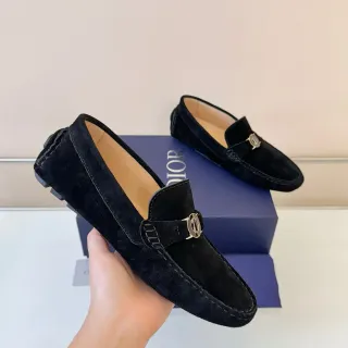 Dior Horsebit Loafer 黑色麂皮乐福鞋