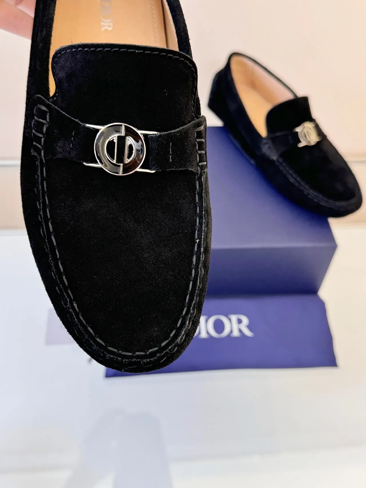 Dior Horsebit Loafer Black Suede Loafers 3