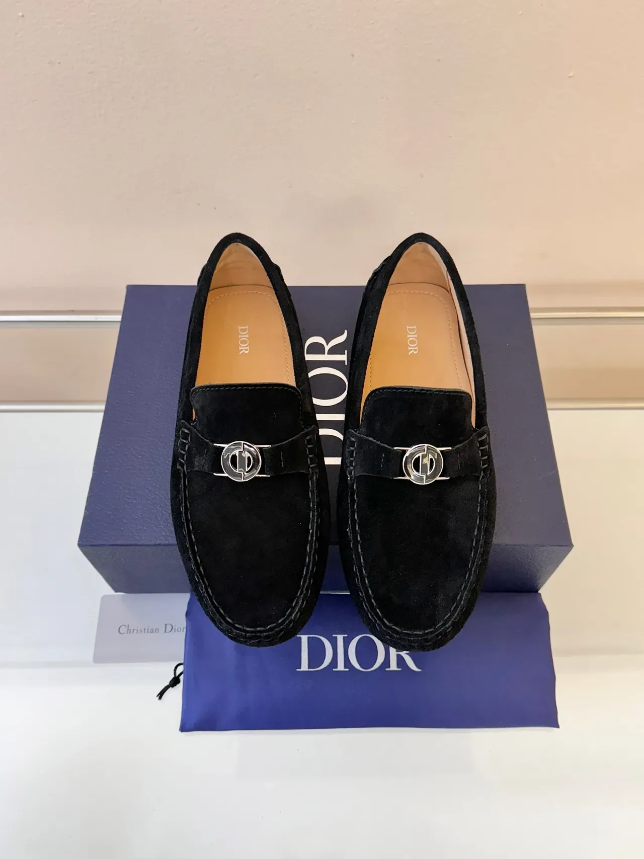 Dior Horsebit Loafer Black Suede Loafers 6