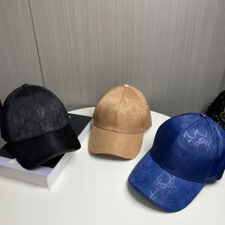Dior Oblique 黑米色 结构化六面板 色调单色印花 棒球帽