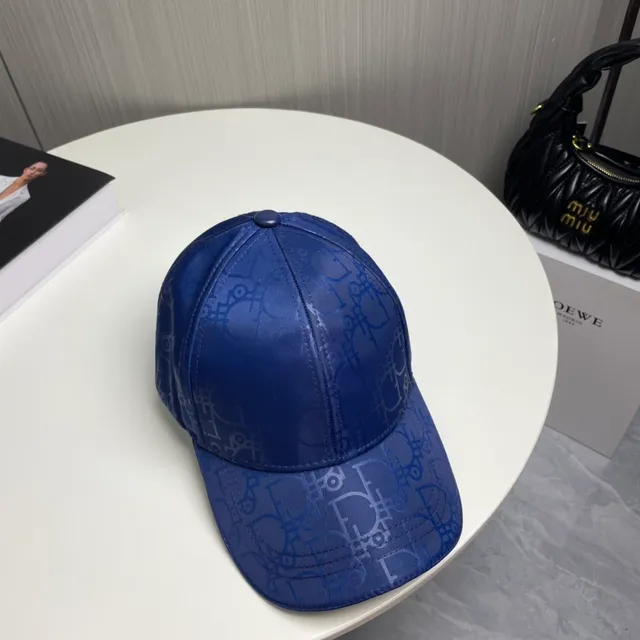 Dior Oblique কালো বেইজ গঠিত ছয় প্যানেল টোনাল মনোগ্রাম প্রিন্ট বেসবল ক্যাপ 6