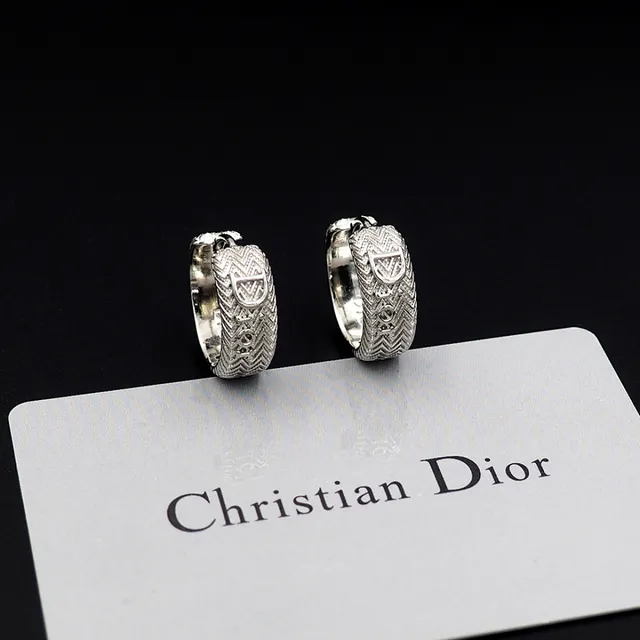Dior Tribales Chevron Monogram Anéis de Prata 8