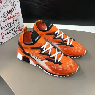 Dolce & Gabbana Sneakers Lifestyle Orange Noir Blanc