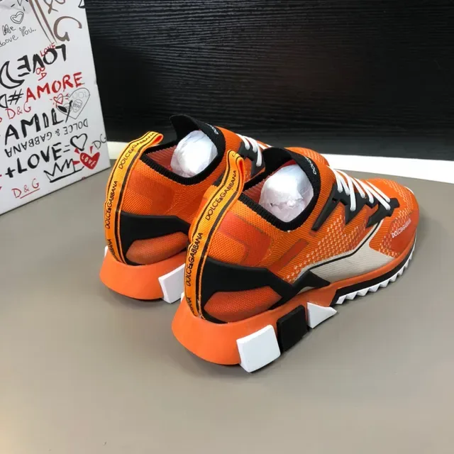 Dolce & Gabbana Naranja Negro Blanco Zapatillas Lifestyle 4
