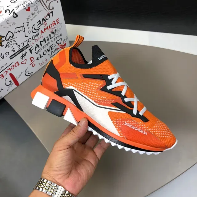 Dolce & Gabbana Naranja Negro Blanco Zapatillas Lifestyle 5