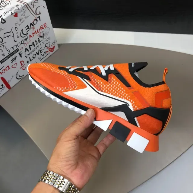 Dolce & Gabbana Naranja Negro Blanco Zapatillas Lifestyle 6