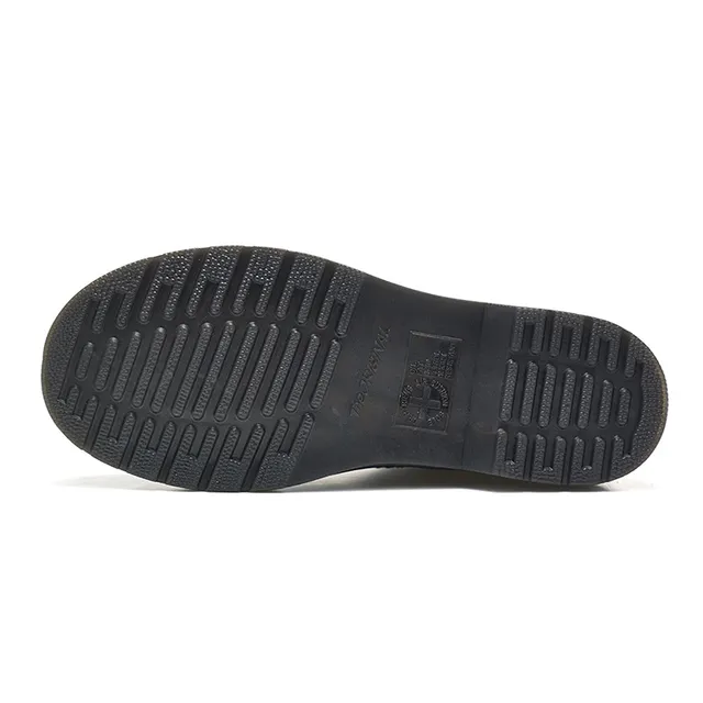 Dr. Martens 1460 黑色白色 光滑鞋面 8孔系带 马丁靴 6