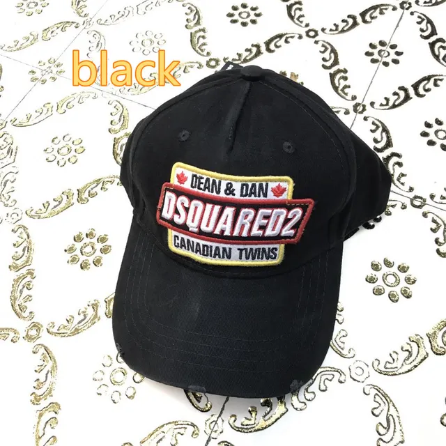 Dsquared2 ICON Gemelos Canadienses Bordados Verde Oliva Gorra de Béisbol 2