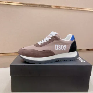 Dsquared2 ICON Dusty Rose Brown Blue Lifestyle Sneakers