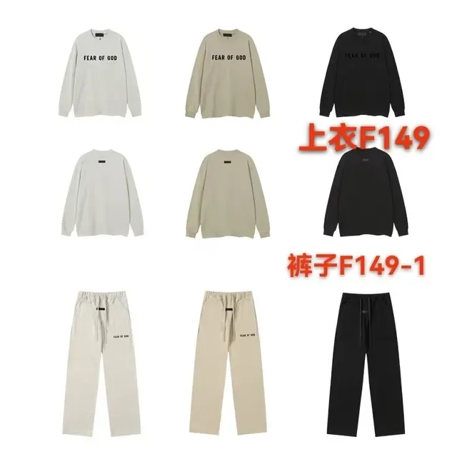 Fear of God Essentials سويت شيرت كرو نيک أوفر سايز 8