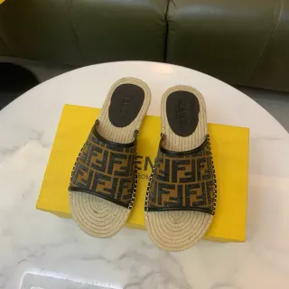Fendi FF Monogram এসপাড্রিল স্লিপার