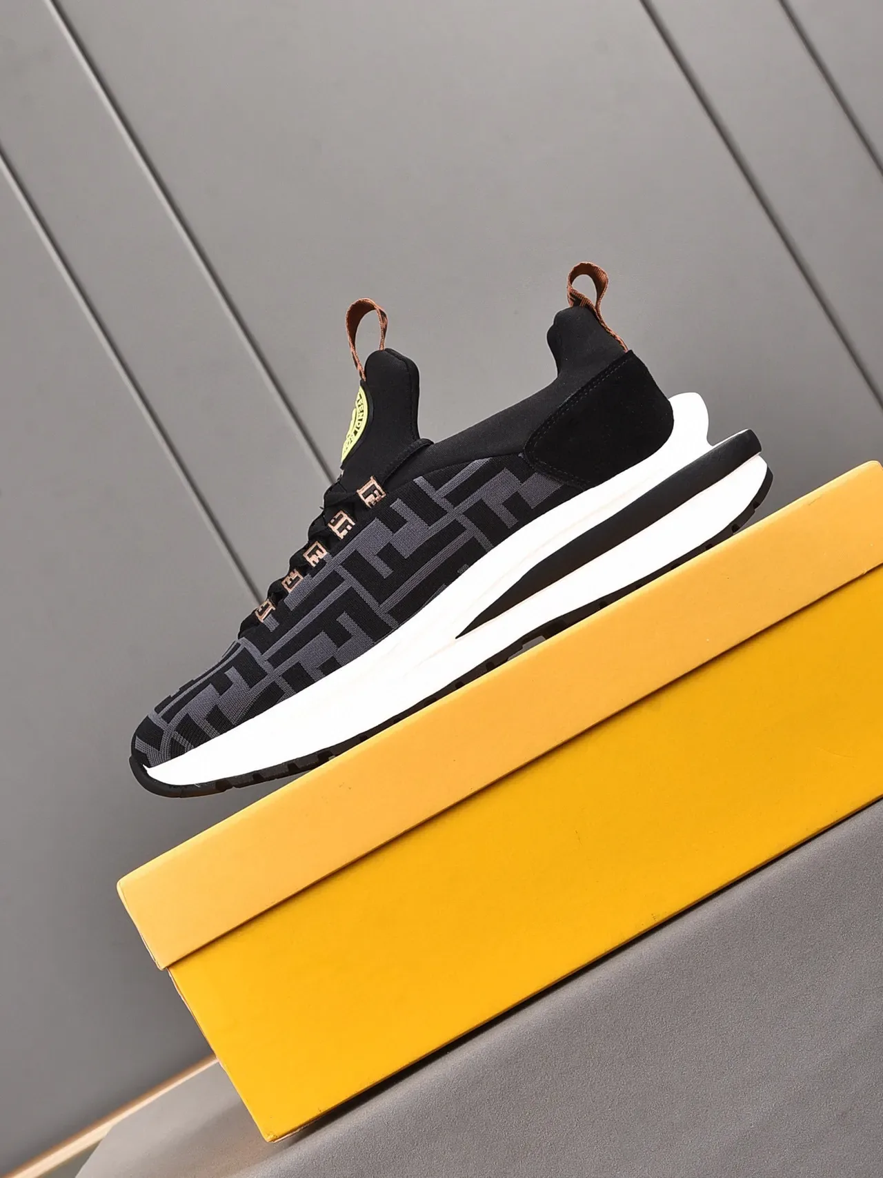 Fendi FF Monogram Slip-On Lifestyle Sneakers 5