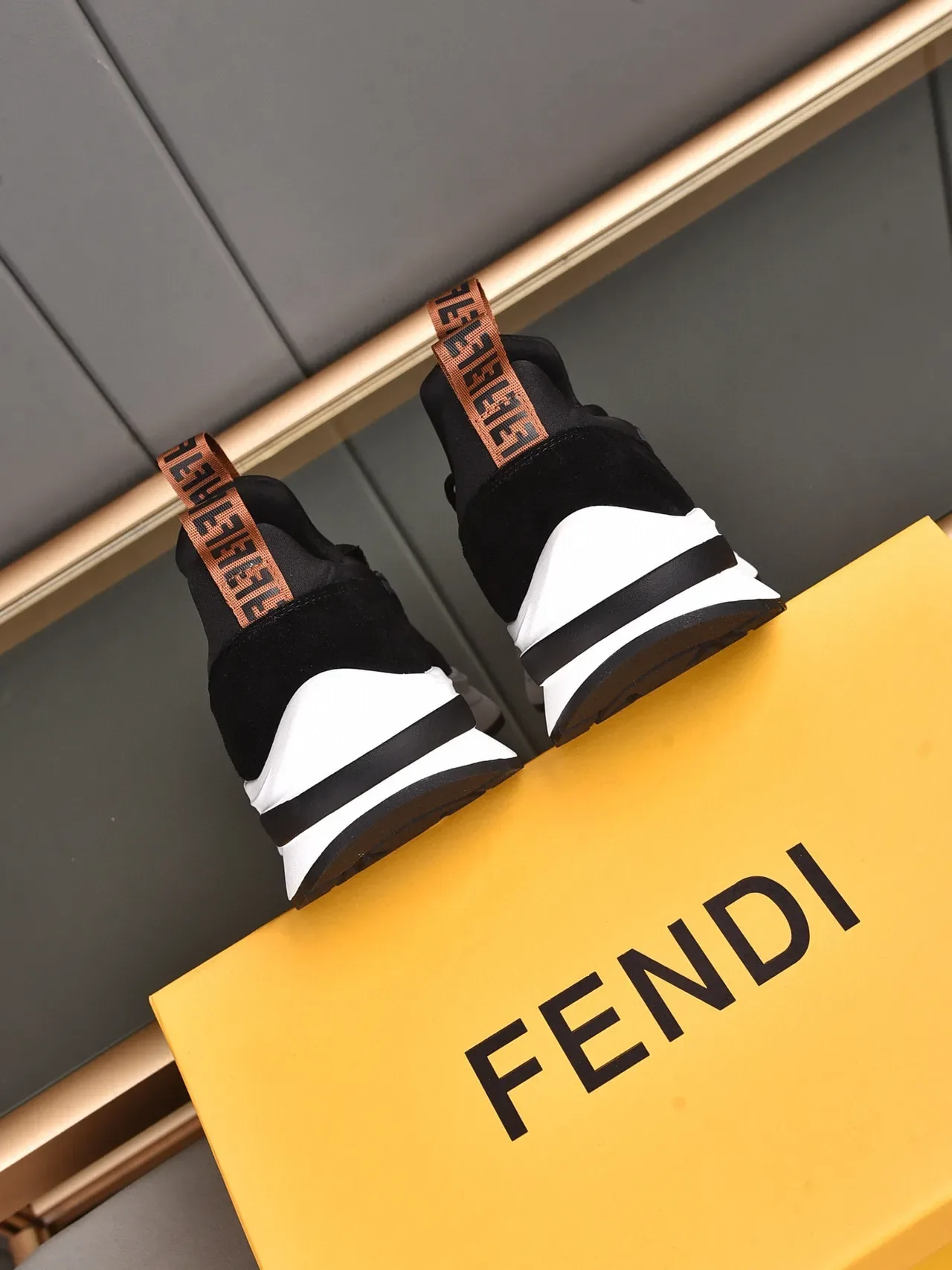 Fendi FF Monogram Slip-On Lifestyle Sneakers 6