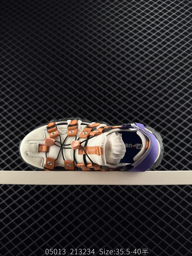 Fila Fusion Bianco San Blanc Noir Orange Violet Sandales Casual 8