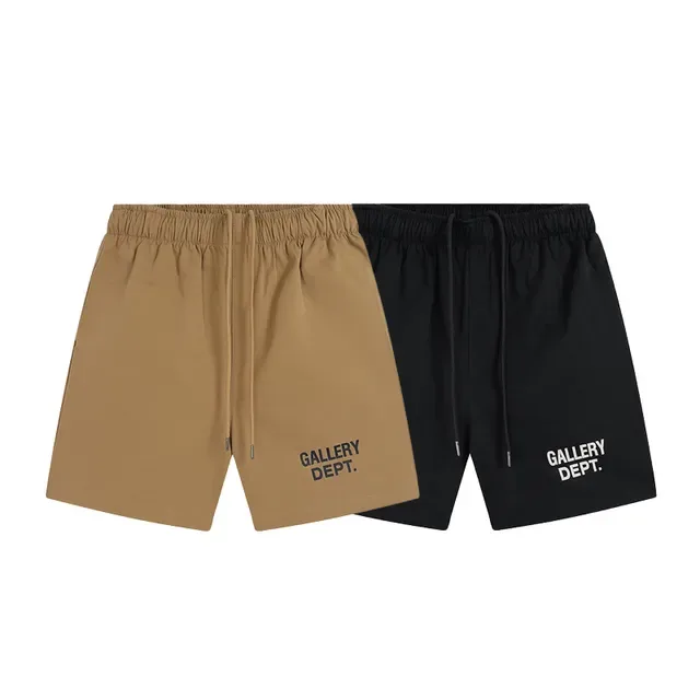 Gallery Dept Shorts de Cintura Elástica Bordados com Logo 4