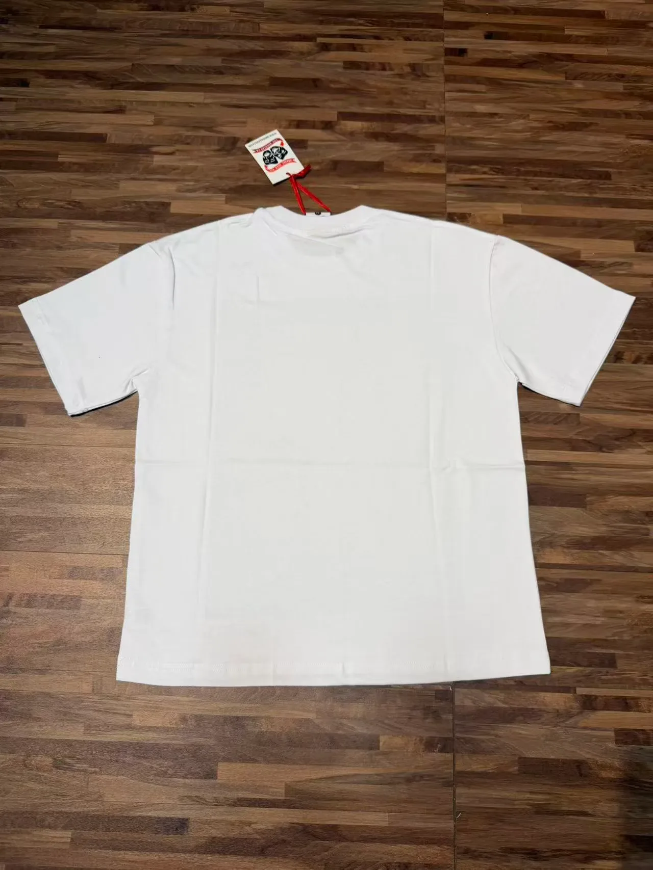 ASAALI Graphic-Print Oversized White T-Shirt 3
